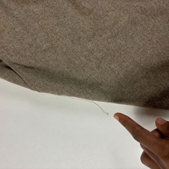 1970s brown midi skirt by Lady Grandview, size 38 vintage 70s womens midi skirt - Picture 7 of 9